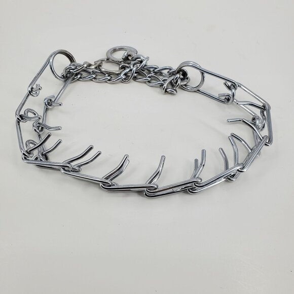 Large Dog Metal Training Pinch Prong Collar Tool - Picture 4 of 4